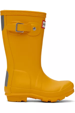Hunter Rainwear - Kids Yellow Original Little Kids Rain Boots