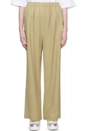 Moncler Women Loungewear - Beige Lightweight Lounge Pants