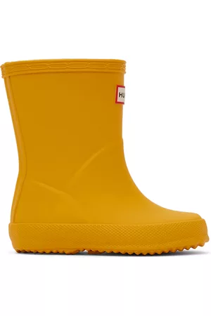 Hunter Rainwear - Kids Yellow First Classic Little Kids Rain Boots