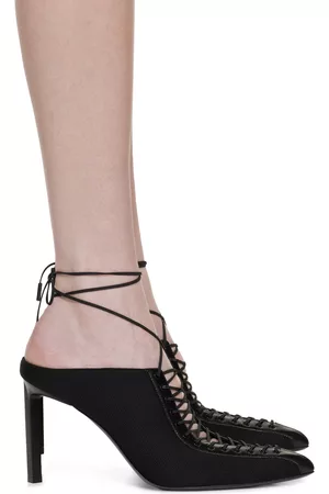 Givenchy Women Sandals - Black Wrap Around Mules