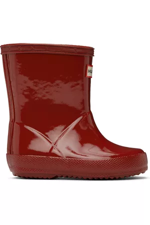 Hunter Rainwear - Kids Red First Classic Gloss Little Kids Rain Boots