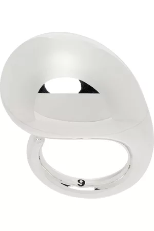 Bottega Veneta Women Rings - Silver Drop Ring