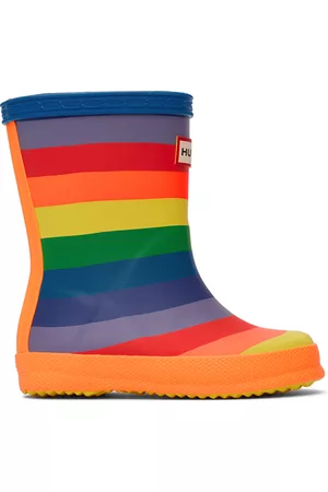 Hunter Rainwear - Kids Multicolor First Classic Rainbow Little Kids Rain Boots