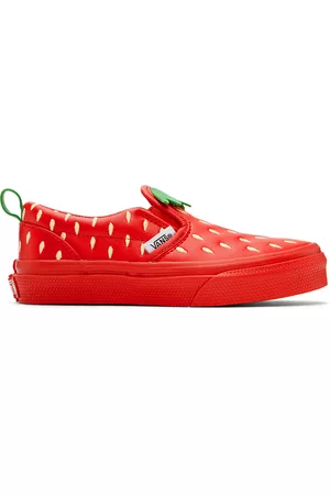 Vans Slip On Shoes - Kids Red Classic Slip-On Berry Little Kids Sneakers