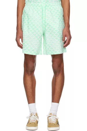 adidas Men Shorts - Green Monogram Shorts