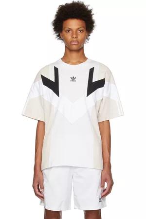 adidas Men T-shirts - Off-White & Beige Rekive T-Shirt