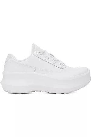 Comme des Garçons Men High Top Sneakers - White Salomon Edition SR811 Sneakers
