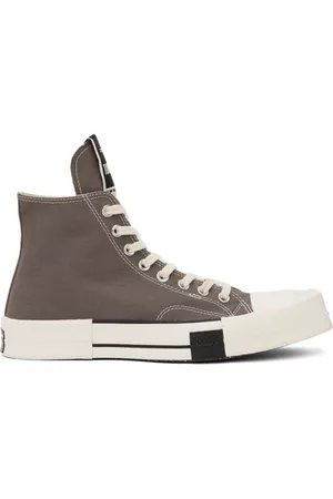 Rick Owens Men Designer sneakers - Gray Converse Edition TURBODRK Chuck 70 Sneakers