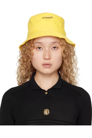 Jacquemus Women Hats - Yellow Le Papier 'Le Bob Gadjo' Bucket Hat