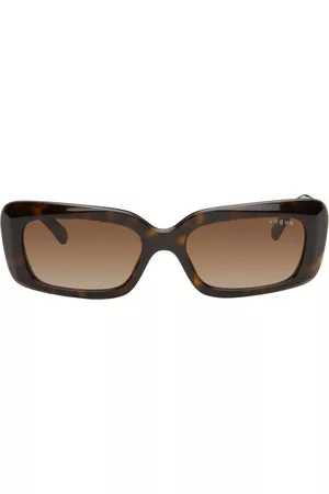 vogue Women Sunglasses - Tortoiseshell Hailey Bieber Edition Rectangular Sunglasses