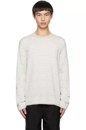 Comme des Garçons Men Sweaters - Gray Graphic Sweater