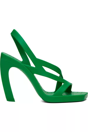 Bottega Veneta Women Sandals - Green Jimbo Heeled Sandals