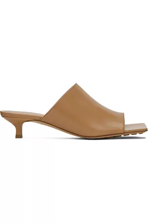 Bottega Veneta Tan Stretch Mules