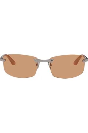 Acne Studios Silver Rectangular Sunglasses