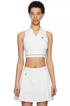 Lacoste Women Tops - White Patch Top