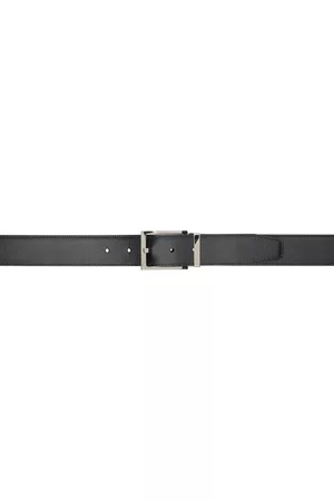 Salvatore Ferragamo Men Belts - Reversible Black & Brown Leather Belt