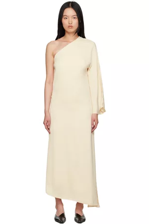 By Malene Birger Women Midi Dresses - Off-White Avilas Midi Dress