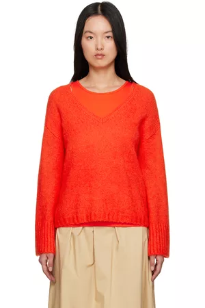 By Malene Birger Women Sweaters - Orange Cimone Sweater