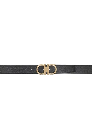 Salvatore Ferragamo Reversible Black & Brown Gancini Belt