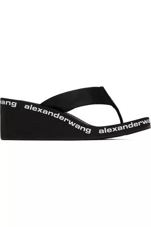 Alexander Wang Women Wedge Sandals - Black Wedge Sandals