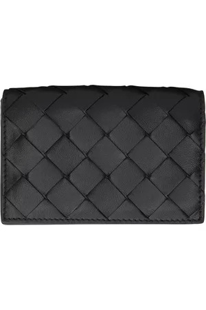 Bottega Veneta Black Business Card Holder