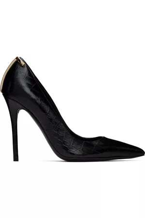 Tom Ford Women Heels - Black Logo Heels