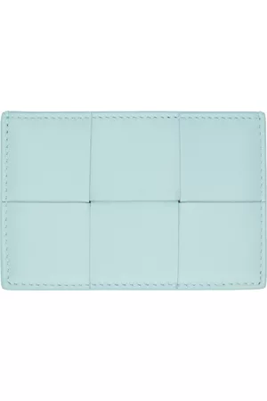 Bottega Veneta Blue Cassette Card Holder