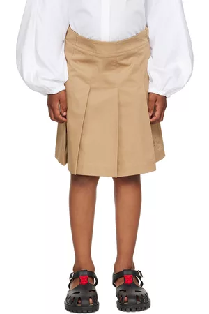 Burberry Girls Skirts - Kids Beige EKD Skirt
