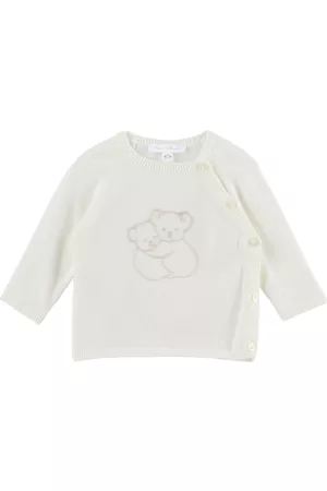 Tartine Et Chocolat Sweaters - Baby Off-White Raglan Sweater