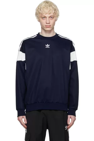 adidas Men Sweatshirts - Navy Adicolor Classic Sweatshirt