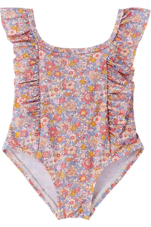 Tartine Et Chocolat Baby Swimming Costumes - Baby Multicolor Floral One-Piece Swimsuit