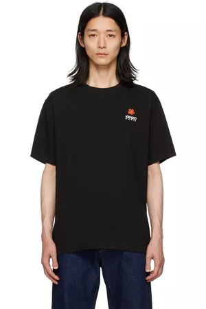 Kenzo Men T-shirts - Black Paris Boke Flower T-Shirt