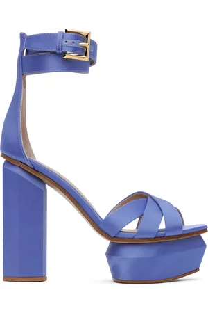 Balmain Women Sandals - Blue Ava Sandals