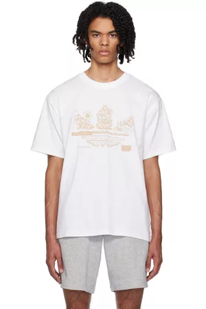 adidas Men T-shirts - White Graphic T-Shirt