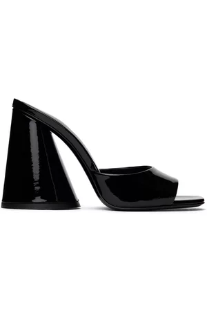The Attico Black Luz Mules
