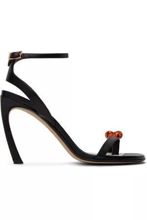 Lanvin Women Sandals - Black Swing Melodie Heeled Sandals