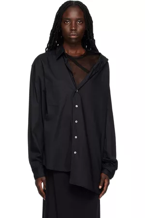 ANN DEMEULEMEESTER Women Sleeveless Shirts - Black Nelly Shirt