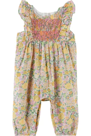 Tartine Et Chocolat Girls Floral Jumpsuits - Baby Multicolor Floral Jumpsuit