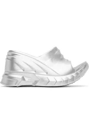 Givenchy Women Sandals - Silver Marshmallow Sandals