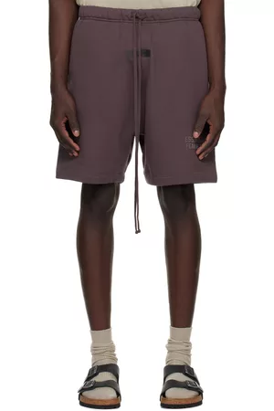Essentials Men Shorts - Purple Drawstring Shorts