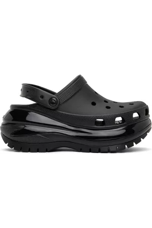 Crocs Men Casual Shoes - Black Mega Crush Clogs