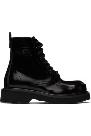Kenzo Men Boots - Black Paris smile Boots