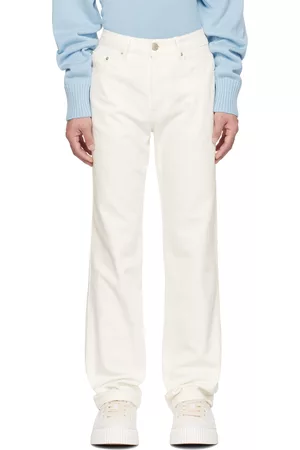 Ami Off-White Straigh-Fit Jeans