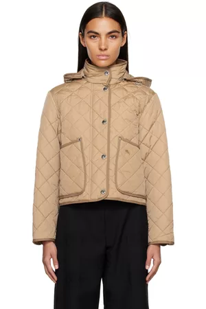 Burberry Beige Quilted Jacket