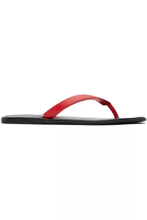 The Row Red & Black Beach Sandals
