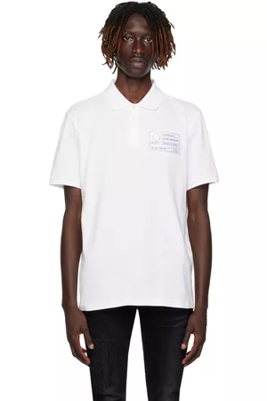 Moncler White Patch Polo