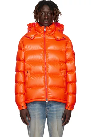 Orange down hotsell jacket men's