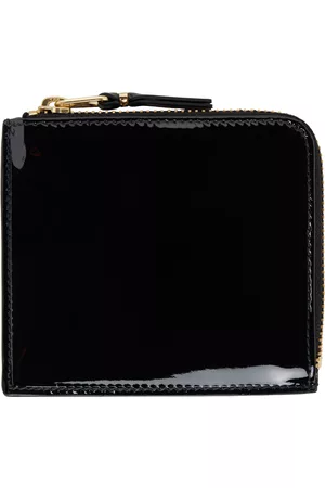 Comme des Garçons Black Glossy Print Wallet