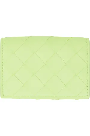 Bottega Veneta Green Intrecciato Wallet