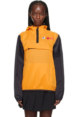 Comme des Garçons Orange & Black K-Way Edition Jacket